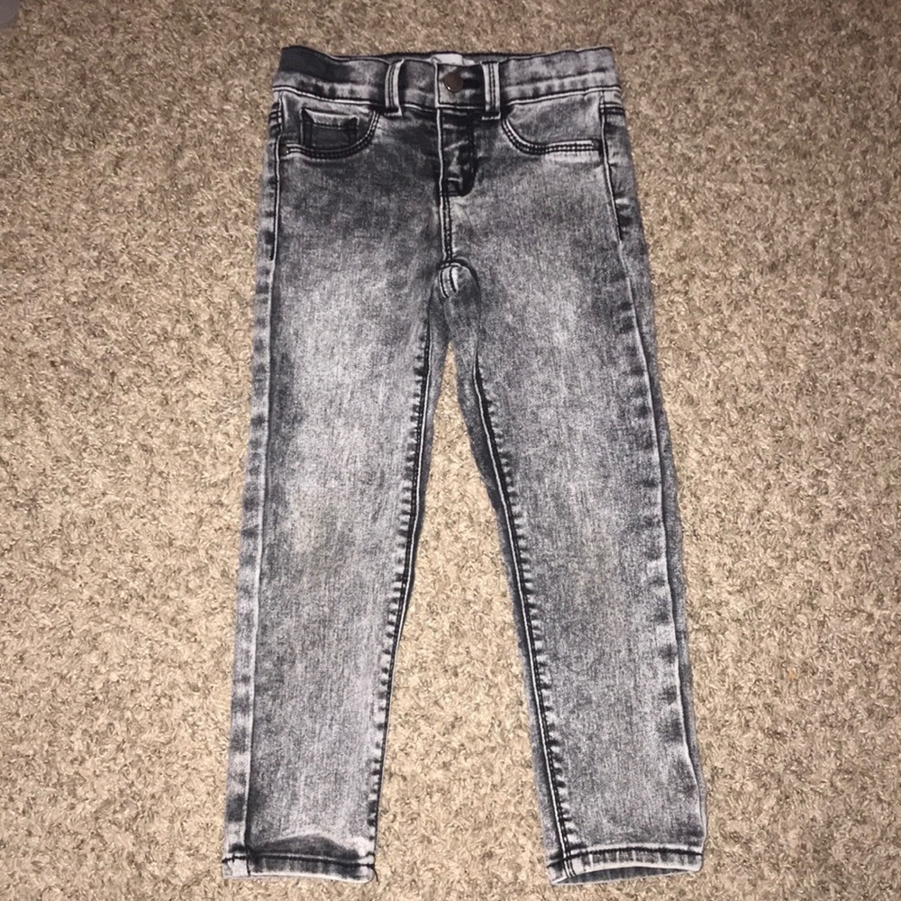 Jordache Super Skinny Dark Gray Faded Skinny Jeans